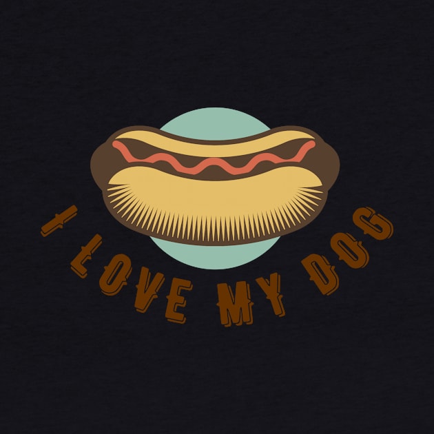 I love my dog by Wavey's